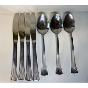 Van Cortland (Stainless) Barclay Geneve Japan Set Knives and Soup Spoons